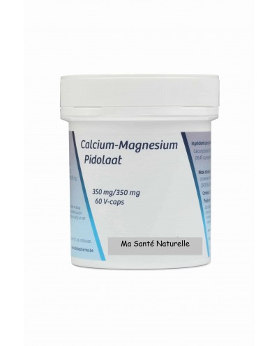 Calcium,Magnesium,pidolate,350/350 mg, 60 capsules végétales