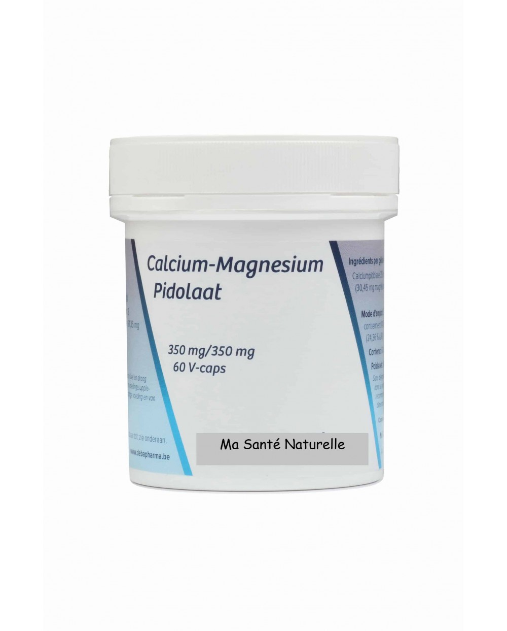 Calcium,Magnesium,pidolate,350/350 mg, 60 capsules végétales