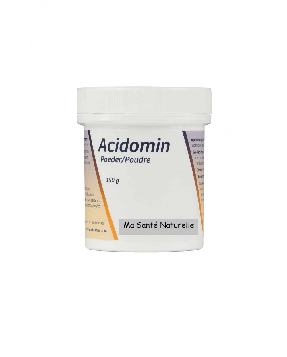 Acidomin poudre,sel désacidifiant,150 grammes