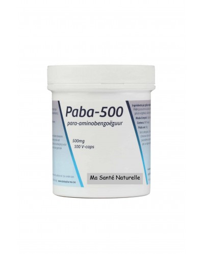 PABA 500 mg - 100 capsules...